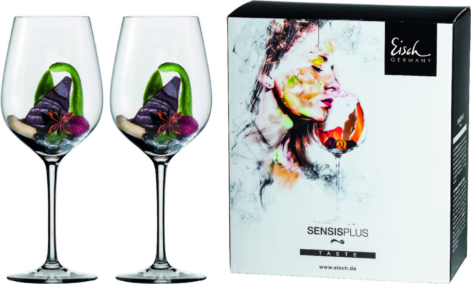 EISCH Germany Red Wine Sky Sensis Plus - 2 Glasses in a Cuvée Gift Box, 1  set - Interismo