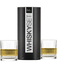 Whisky Gläser-Set GLEN gold in Geschenkröhre